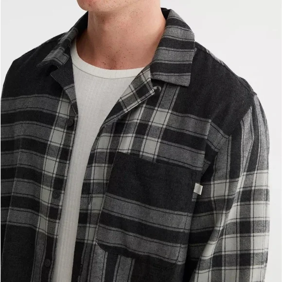 SOLD‼️ URBAN OUTFITTERS + Standard Cloth Flannel Collar Shirt - Picture 3 of 5